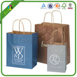 Custom Design Printing Paper Packaging Gift Brown Kraft Paper Bag