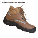 High Cut Genuine Leather Steel Toe Safety Work Shoes