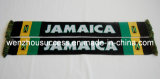 Knitted Jacquard Scarf; Football Scarf. Soccer Scarf - Jamaica Scarf