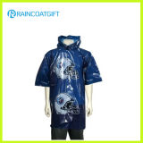 Emergency Disposable Waterproof Poncho with Logo Print