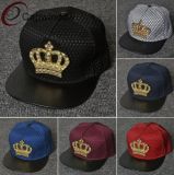 Snapback Cap/Hat with Metal Patch and Mesh