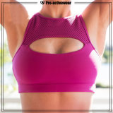 Latest Comfortable Compression Back Hollow Design Sports Bra for Women