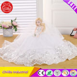 Wedding Dress Girl Plastic Bridal Doll as Gift