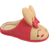 Cute Pink Rabbit Slippers for Baby Girls