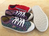 Hot Selling Injection Canvas Casual Shoes for Women and Children (HP829-3)