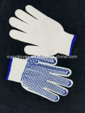 10G Cotton Knitted Safety Gloves with PVC Dots