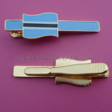 Stamped Bronze Enamel Tie Bar (ASKQ-CF-008)