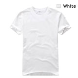 2014 Men's Leisure Plain White Model T Shirts