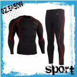 Polyester Spandex Custom Long Sleeve Compression Shirt Compression Tights (CM005)