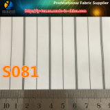 White Broad Stripe Textile Fabric for Men/Women Suit Lining (S81.87)