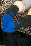 Lovely Whale blue Dress Tabi Sock