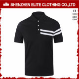 Popular Fashion Black Mens Polo Shirt 100% Cotton (ELTPSI-23)