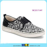 New Design Canvas Leisure Shoes with West Printed