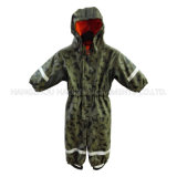 PU Hooded Reflective Siamese Clothing for Baby/Children