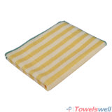Yellow Stripe Microfiber Kitchen Dish Towel