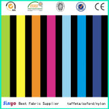 Heat Transfer Printed PVC Laminated 300d Yarn Dyed Strip Fabric