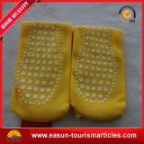 Yellow Beautiful Color Hot Sale Promotional Travel Sock for Airline