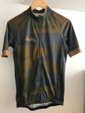 Custom Unisex Cycling Jersey with Camo Print and Backside Pocket