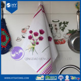 Custom Printed Dandelion Kitchen Tea Towel