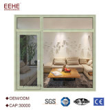 Strong Aluminum Profile Double Tempered Glass Window