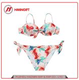 Hot Selling Printed Split Two-Piece Flower Sexy Halter Strap Bikini Swimsuit