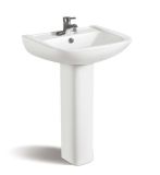 Ceramic Pedestal Sink (No. P01)