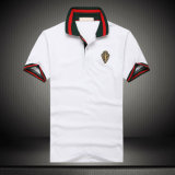 Custom White Cotton Embroidery Polo Shirt/ Polo T Shirt