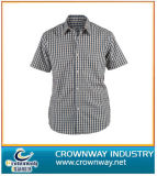 Classic Plaid Short-Sleeve Summer Shirt for Men