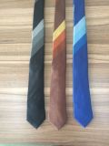Wide Line Design Woven Silk Logo Neckties