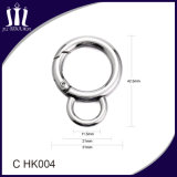 Popular Style Silver Color Metal Spring Gate O Ring Hook