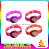 Silicone Rubber PVC UV Tester Wrist Band, Sun Sensor Bracelet