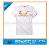 Girls Sport Dry Running T Shirt with 100% Polyester (CW-S-RS24)