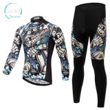 100% Polyester Long Sleeve Cycling Jersey