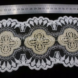 Clothing Accessories Net Yarn Embroidery Lace Fabric Textile Water-Soluble Trim