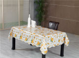 Printed Pattern Tablecloth PVC Material with Backing and Oilproof, Disposable, Waterproof Feature Table Cloth