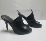 Lady Thin Heel Kid Leather Women Sandals