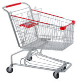 2017 60-210L Supermarket Shopping Cart Handle Wheels Baby Seat