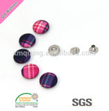 Fabric Cover Snap Fastener Button for Women Overcoat