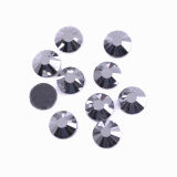 Ss6 2mm Mine Silver Glass Crystal Stones Flatback DMC Hotfix Rhinestones for Hat Accessories