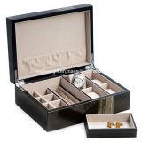 High Quality Wooden Jewelry Cufflink Storage Gift and Packaging Box