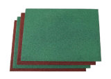 Outdoor Patio Floor Made by Rubber Grains Rubber Mat