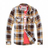 Men's Clothing 100%Cotton Woven Y/D Shirt (RTS14017)