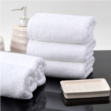 100% Cotton 16s Platinum Cotton Satin Towel 700g Thickening High Quality Hotel Bath Towel White (DPFT8083)
