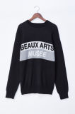 Logo Printed Unique Shape Letter Printing Mens Cashmere Knitted Sweater