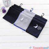 Microfiber Waffle Embroidered Golf Towel