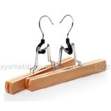 Wholesale Wooden Pants Trousers Skirt Natural Wood Clamp Hanger