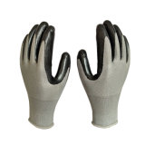 OEM 13G Nitrile Coated Work Gloves for Hand Protection