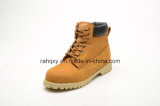 Nubuck Leather Rubber Cement Safety Shoes (LZ5003)