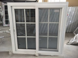 High Quality Double Insualted Grey Glass UPVC Sliding Window with Mosquito Net