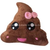 New Arrival Lovely Bow Design Shit Emoji Pillows Plush Stuffed Toy Pillow